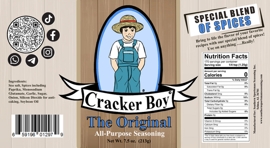 Cracker Boy Original Seasoning 7.5oz