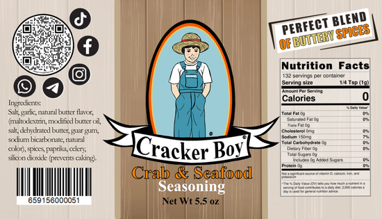 Crab & Seafood Seasoning 5.5 oz